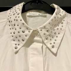Oversized studded shirt size M 12 - 18