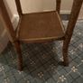 Victorian or Edwardian octagonal bamboo two-tier side table Image 3