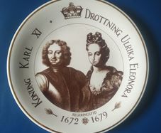 Barratts Swedish royalty plate