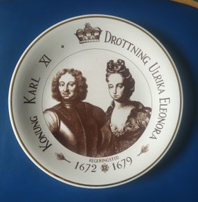 Barratts Swedish royalty plate