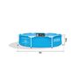 Intex 1,828 litre Metal Frame Pool Used Only 3 Times  40.00 Image 2