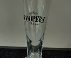 Coopers cider glasses