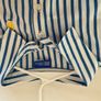 Girls gorgeous designer dress from Tuc Tuc navy white strip Age 10 11 12 Image 3