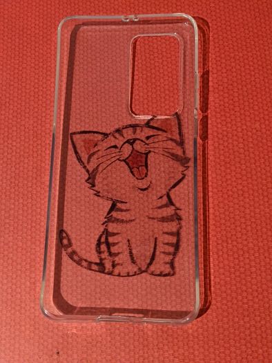 Huawei 40 Pro Case with Cat
