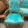 New gold and new material salon set 5 pieces Image 6
