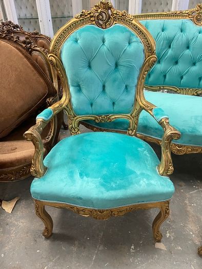 New gold and new material salon set 5 pieces