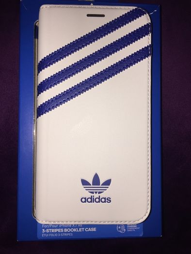 iphone X XS booklet case adidas originals wireless charging