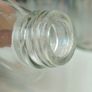 493 - Set of 6 Vintage Clear Glass Screw Cork Top Collectible Decorative Bottles and Jars Image 7