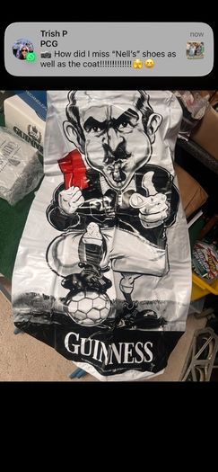 Guinness red Card referee inflatable