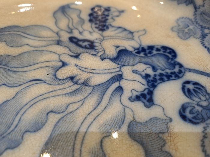 1870s Extra Large Victorian serving platter