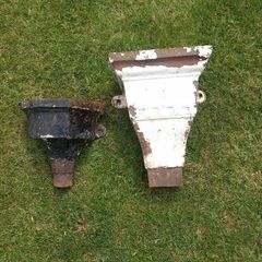 Vintage Cast Iron Rain Hoppers