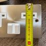 17 X Brushed Grey Plug Sockets And Switched Image 7