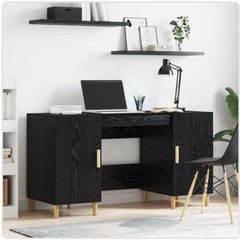 Black Office Desk