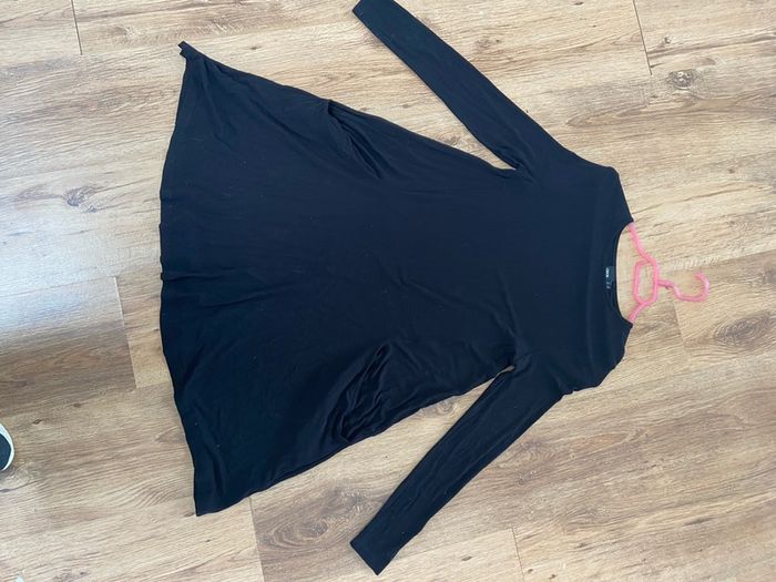 ASOS jersey swing dress black