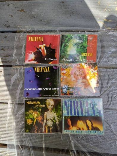 Vintage Nirvana Singles 1995 Official 6 CD Box Set