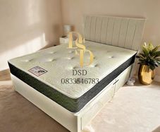 King Size Cream Divan Bed