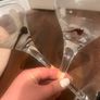 2 glass Candle holders newgrance living Image 3