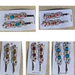 Brand New Hair Clip Pair. Multiple colours.