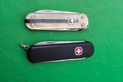 Vintage Discontinued  Wenger Esquire with Victorinox Classic Swiss Army Knife in Combo