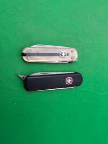 Vintage Discontinued  Wenger Esquire with Victorinox Classic Swiss Army Knife in Combo