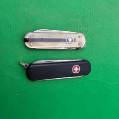 Vintage Discontinued  Wenger Esquire with Victorinox Classic Swiss Army Knife in Combo