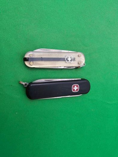 Vintage Discontinued  Wenger Esquire with Victorinox Classic Swiss Army Knife in Combo
