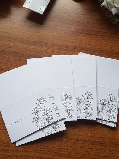 Table name cards