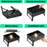 Uten Small BBQ Grill, Portable Folding Charcoal Barbecue Gril Image 5