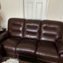3 seaters recliner leather sofas Image 2