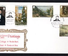 1980 Guernsey Peter Le Lievre Paintings Commemorative Stamps Addressed First Day Cover (FDC)
