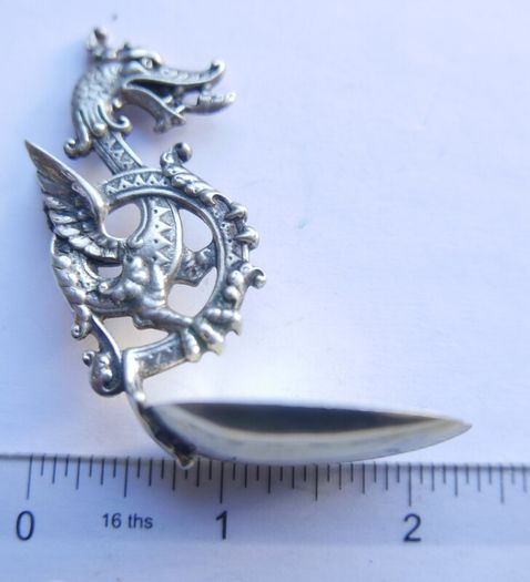 Antique 835 Silver Spoon, Highly Decorated Silver 835 - 26,5g