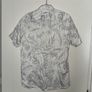 Ted Baker Damien Short Sleeve Shirt in White Floral Print - size 4 (medium) Image 3