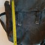 vingtage canvas back pack with shoulder straps Image 3