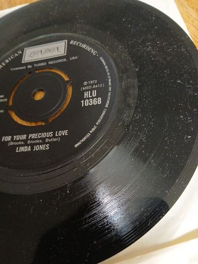 Linda Jones For your precious love 7" Uk'72
