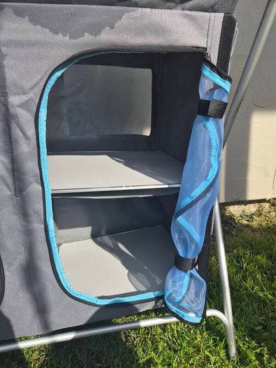 Portable Camping Kitchen / Folding Camp Cupboard Table