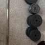Gym bench and weights Image 6