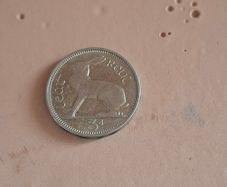 1953 irish threepence