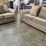 Olympia Plush Velvet Fabric Sofa Image 3
