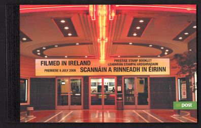 2008 Ireland Filmed in Ireland Stamp Booklet Mint Never Hinged. Hibernian HB154. Scan of booklet panes shown.