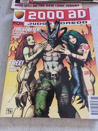 11 editions of 2000ad from 1994 to 1999