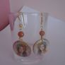 Handmade earrings,Gemstone earrings,Boho earrings,Drop earrings Image 5
