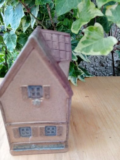 Miniature house, piggy bank, money box, savings box