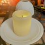 Clay Pottery Candle Holder with Led Candle Image 5