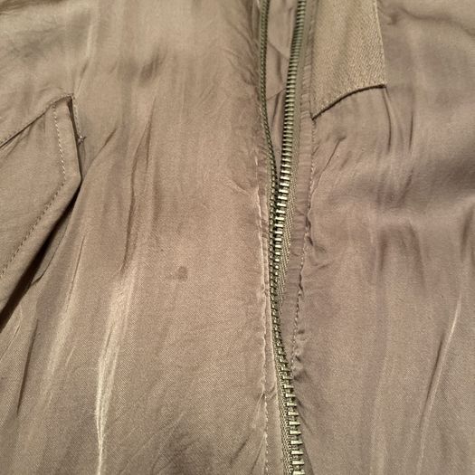 Allsaints Khaki Bree Laced Bomber Medium