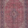 240x330cm, 75% Recycled Cotton, Short Pile, Non-Slip Backing, Non-Shedding, Suitable for Bedroom, Kitchen, Hallway, Office, Large, Aesthetic Crimson Red Image 4