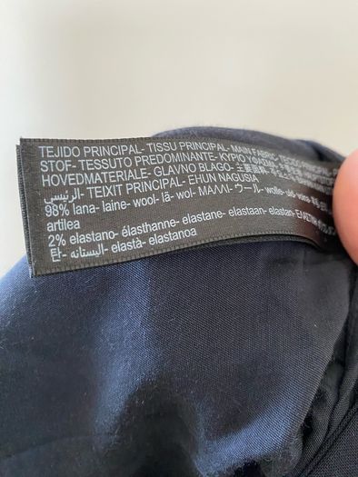 Massimo Dutti Pleaded Extra Fine Wool Trousers