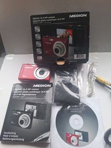Medion 16MP Digital Camera  Red