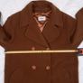 Gil Bret Camel Brown Double Breasted Classic Wool Long Overcoat 14UK/42EU Image 10