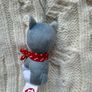McDonalds Christmas TY Beanie Boo Plush Hailey The Husky Used Please Look at the pictures Image 7