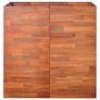 Garden Raised Bed Acacia Wood 100x100x100 cm Image 2